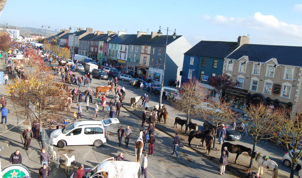 Con's 'street between two fields' during the Castleisland Horse Fair last year