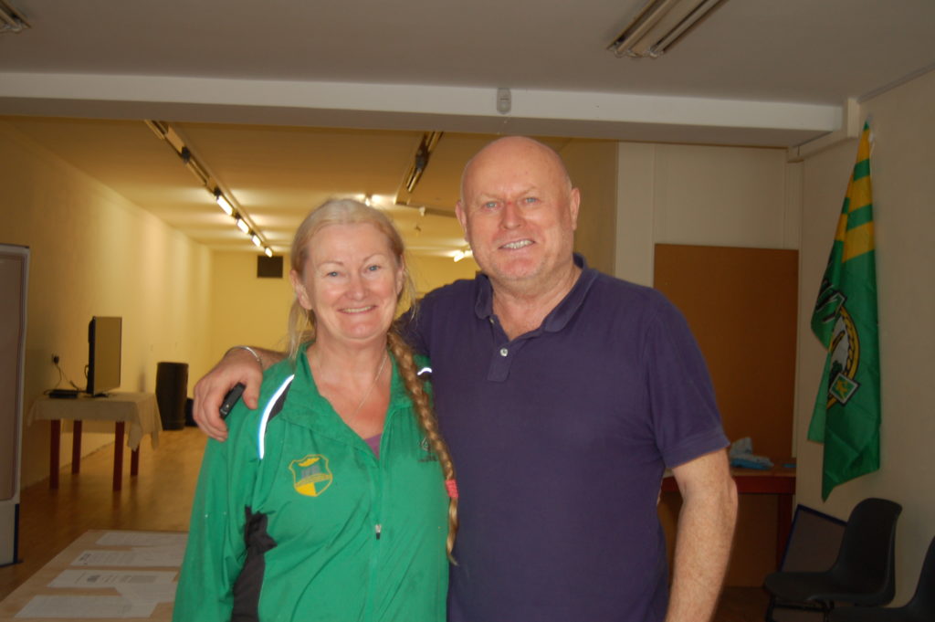 John Reidy, founder of Castleisland's first online newspaper, pictured with his wife Cathleen during Heritage Week 2015