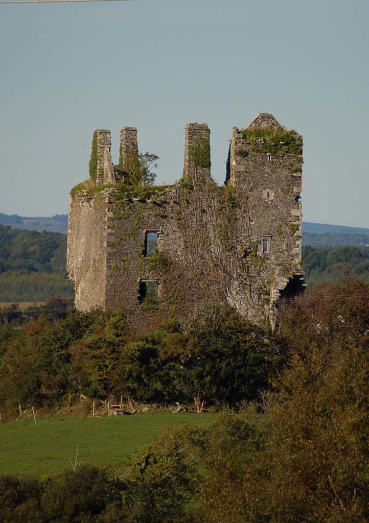 12 Geoffrey O'Donoghue's Killaha Castle, ruined in the devastation of the seventeenth century