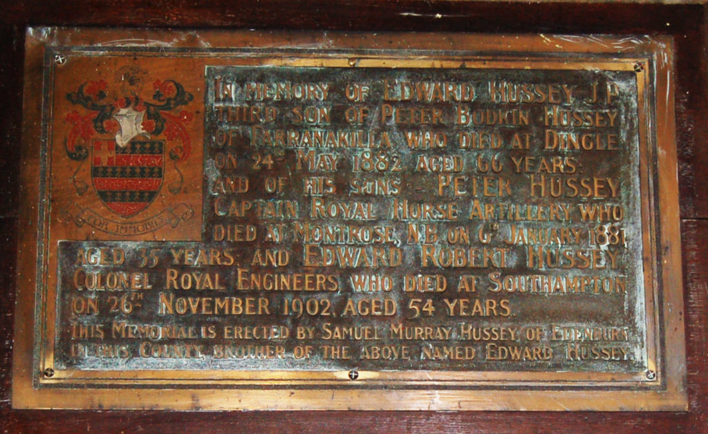 4-memorial-in-church-of-ireland-dingle-erected-by-hussey-in-memory-of-his-brother-edward