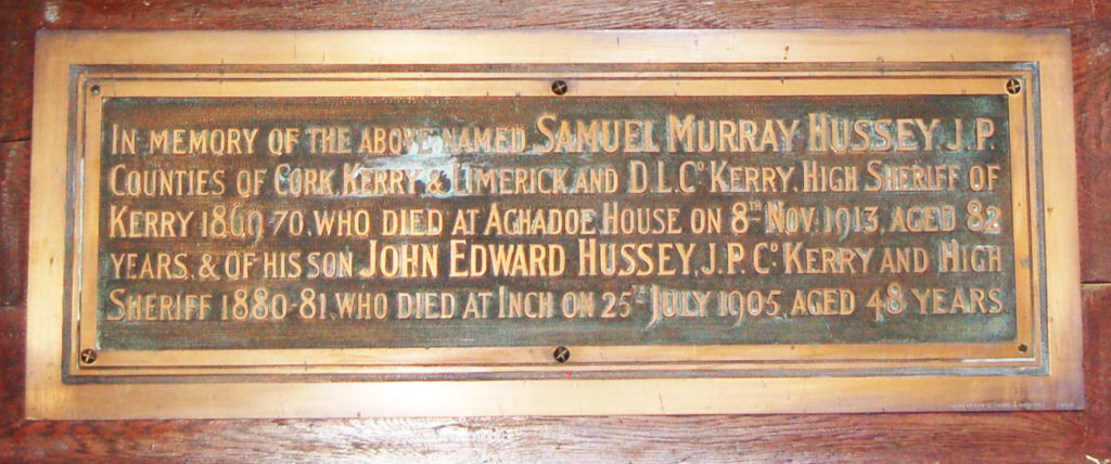 7-imemorial-to-john-edward-hussey-in-dingle-church-of-ireland